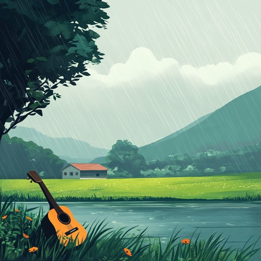 Warm, soft lofi melodies intertwined with gentle raindrops for a dreamy, tranquil and relaxing summer ambiance.