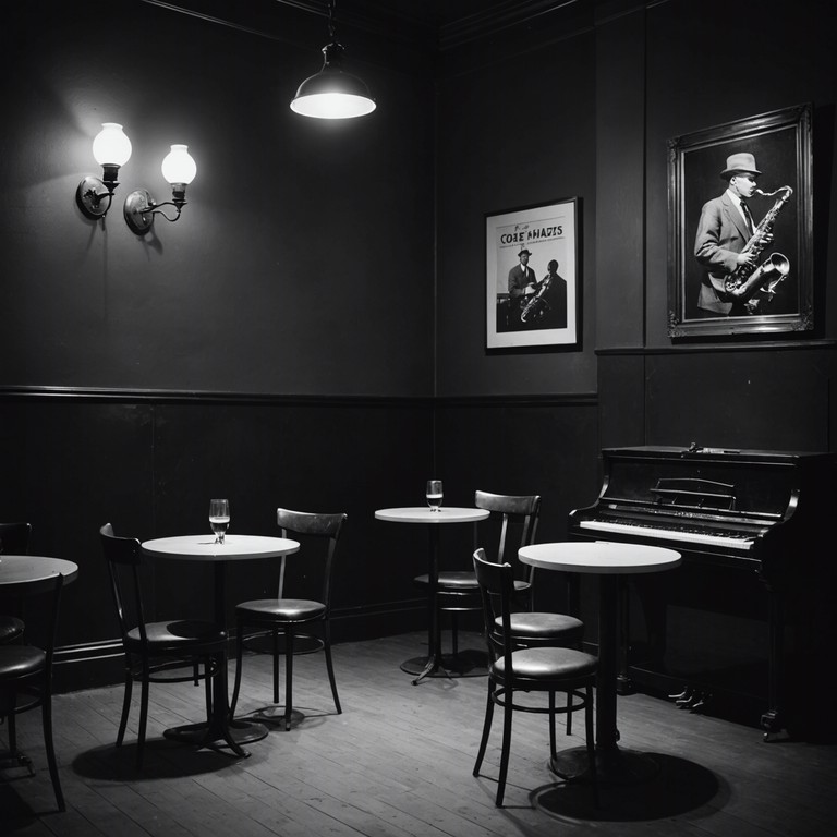 Set in a dimly lit, small jazz club, this track evokes a nostalgic atmosphere resembling the early 20th century, focusing on soft, haunting melodies that linger like memories of a distant past. The sound envelops you in a gentle embrace of something once cherished and deeply missed.