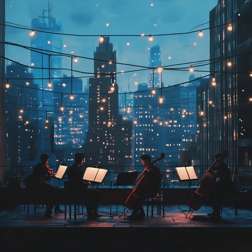 Where the elegance of the orchestra meets the down to earth vibes of funk. The music is a dialogue between the refined tones of violins and the compelling, infectious beats of traditional funk, aimed at creating a piece that dares listeners to stay still.