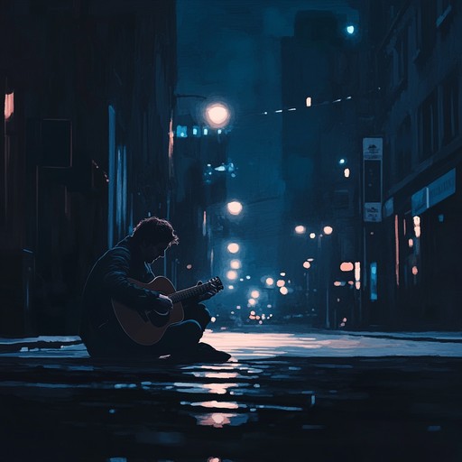 An instrumental bossa nova piece that evokes a sense of longing and melancholy, reminiscent of quiet nights in a deserted city, where memories linger in the empty streets.