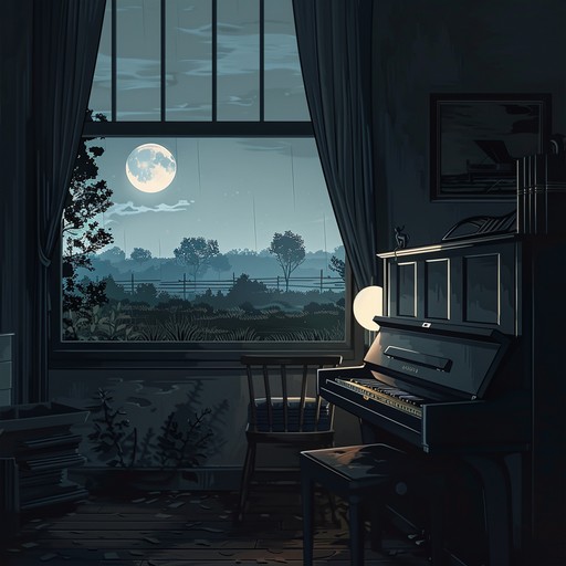 An intimate and soothing piano piece created to evoke a tranquil night time atmosphere. The soft and gentle arpeggios lend it a serene and peaceful feel, perfect for moments of reflection and relaxation.