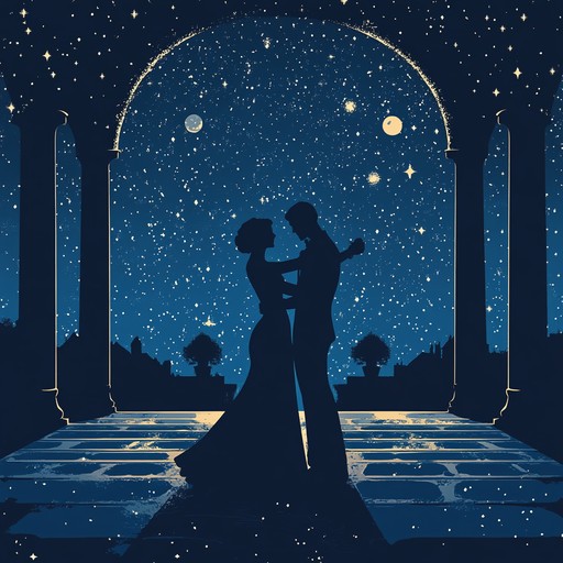 Immerse yourself in a serene ballroom waltz with elegant melodies weaving through a starry night. The soft, resonant sound of the violin leads you into a dreamlike state, capturing the essence of romance and quiet contemplation.