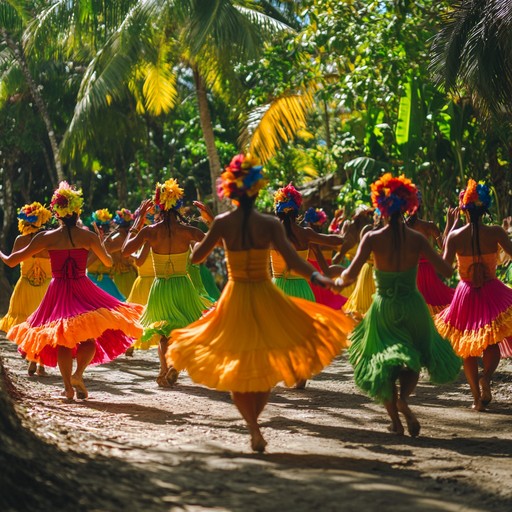 An energetic calypso tune, perfect for celebrating on a sunny island. Feel the rhythm of steel drums, maracas, and conga drums as they come together to create an atmosphere of joy and dance. This instrumental piece is designed to evoke images of sun soaked beaches, vibrant festivals, and carefree dancing. Let the lively tempos and cheerful melodies transport you to an island paradise, where every day feels like a celebration.