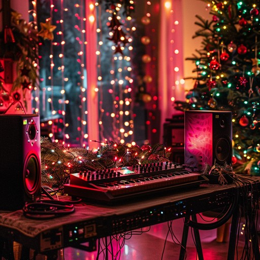 A high energy, festival inspired dubstep track bursting with electronic beats and festive elements, ideal for lighting up the holiday dance floor. Features uplifting melodies, powerful basslines, and a mix of traditional holiday bells with modern synth sounds.