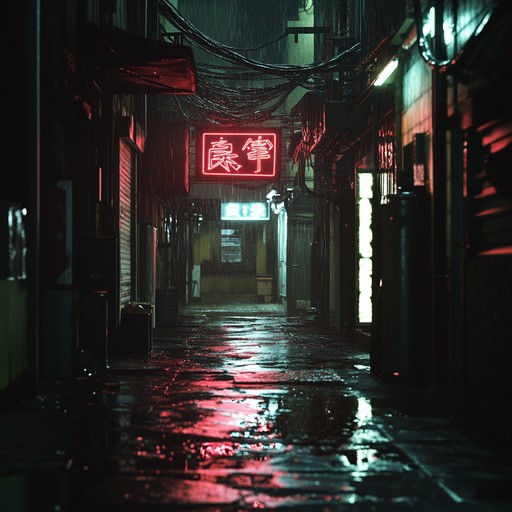 Navigate the shadowy alleyways of a futuristic metropolis plagued by crime and corruption. Sinister synth pads overlay pulsating beats, crafting an atmosphere of relentless tension and impending danger.