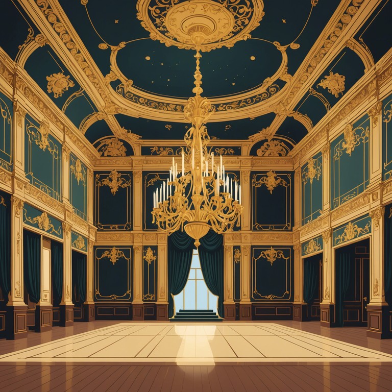 This track creates a vivid soundscape of a baroque court, with intricate melodies and a regal atmosphere, perfectly capturing the essence of splendor and power that defined european aristocracy during the baroque era. The music moves with both grace and complexity, inviting listeners to a sonic journey through palatial halls adorned with ornate art and grandiosity.