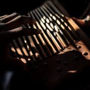 minimalist kalimba tones expressing quiet defiance and inner strength