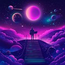 a cosmic journey through electrifying glam and futuristic soundscapes