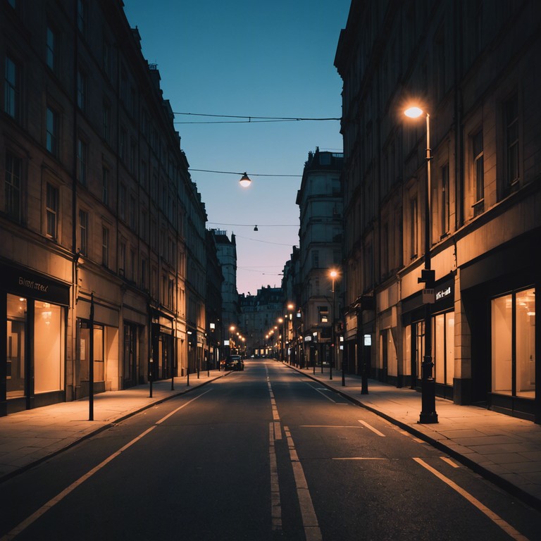 This track embodies the quiet reflection of a solitary city at dusk, where the pulsating trap beats mingle with the sound of distant traffic and the occasional whisper of wind. The music captures the melancholic essence of urban solitude, enveloping listeners in a deep, introspective experience, guided by the haunting melodies of a softly played piano.