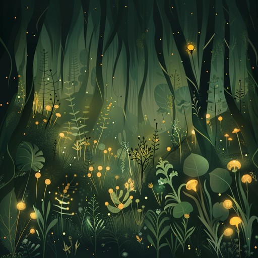 Experience a serene blend of tropical rainforest ambiance and comforting lullaby tunes, perfect for calming your little ones. With the gentle chimes of a xylophone and the whispering calls of jungle creatures, this piece creates a mystical and restful atmosphere suitable for bedtime stories and quiet moments.