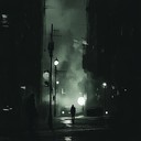 dark city streets with menacing undertones and mystery