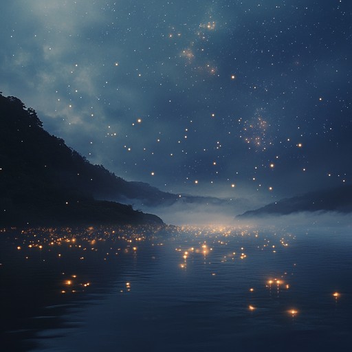 An enchanting composition that blends tender synths and delicate plucks, creating a beautiful, dream like aura. The music gently guides the listener through a tranquil, starry nighttime journey where every sound is a soft whisper of celestial wonder.