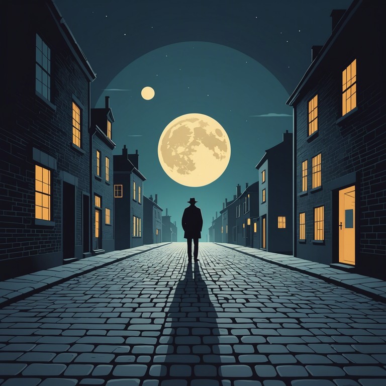 Imagine a solitary figure standing under a stark full moon, their silhouette illuminated against the dark, brooding sky. They play a soul piercing blues guitar that echoes through the empty, cobblestone streets of a forgotten town, weaving tales of lost loves and eternal wanderings with each pluck of the strings.