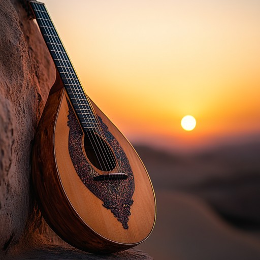 An evocative instrumental that immerses the listener in the timeless melancholy of the middle eastern desert. The oud's plaintive tones and traditional scales breathe life into a landscape where the sands whisper tales of ancient heartache and longing.