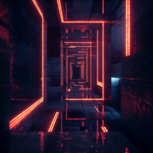 Navigate through a maze of ominous electronica where pulsating beats and chilling synths weave a tapestry of dread and intrigue, pulling the listener into a dark and enigmatic digital world