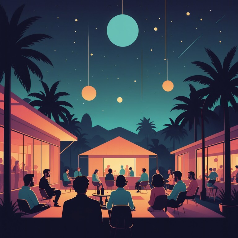 Imagine easing into the evening with this blend of disco rhythms and soothing electric piano melodies. Perfect as background music for a relaxing dinner or a gentle party among friends.