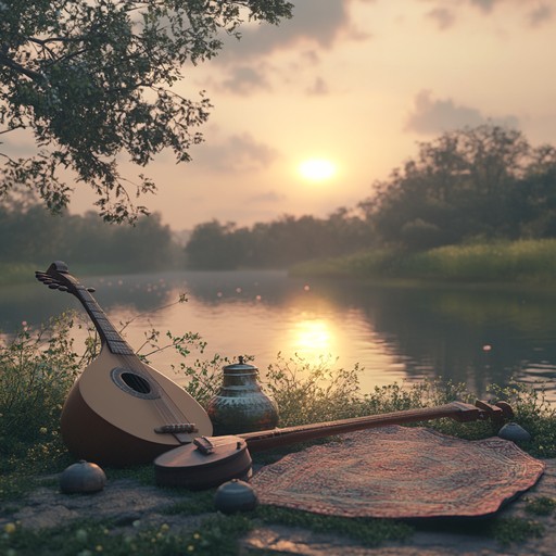 A soothing instrumental featuring sitar and tabla, this hindustani composition embodies the peaceful ambience of twilight, inviting listeners to unwind and reflect.