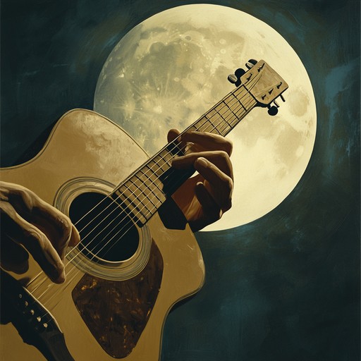 A calming, reflective guitar piece featuring fingerstyle playing, capturing the quiet mystery of a moonlit night. The soft, flowing melodies invite a sense of serene introspection and tranquil beauty, perfect for winding down and finding peace. Subtle ambient elements create a dreamlike atmosphere, enhancing the night time feel