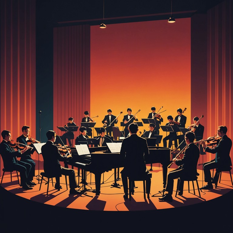 Imagine an orchestral performance that intertwines the richness of soul music with classical instrumentation, aimed at exploring the emotional layers of human memory and historical depth through its melodious narrative.