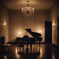 mysterious pianos meet soft romantic echoes