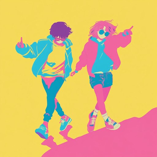 A vibrant blast from the past, blending upbeat funk rhythms with quirky anime inspired melodies. This instrumental track combines slap basslines, groovy drum patterns, and catchy synthesizer hooks to evoke a retro yet futuristic anime vibe. The playful and energetic atmosphere will capture the listener's imagination, taking them on a dynamic, toe tapping adventure.