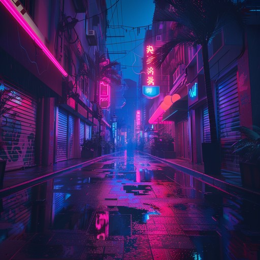 Picture yourself cruising down a rain-slicked highway, the city's towering skyscrapers adorned with vibrant neon signs. The pulsing beats and shimmering synths paint a vivid picture of a world where technology and nostalgia intertwine. Layers of atmospheric pads and arpeggiated melodies create an immersive soundscape, evoking feelings of both wonder and unease.