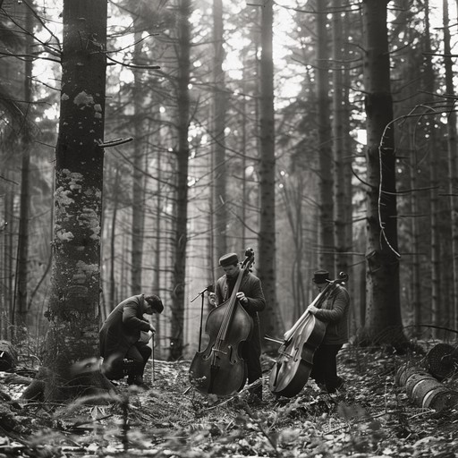 Experience a captivating mix of freak folk and jubilant celebration. Banjo and rustic instruments create a unique melody that feels both unconventional and triumphant. Envision an enchanting forest festival alive with joyous rhythms.