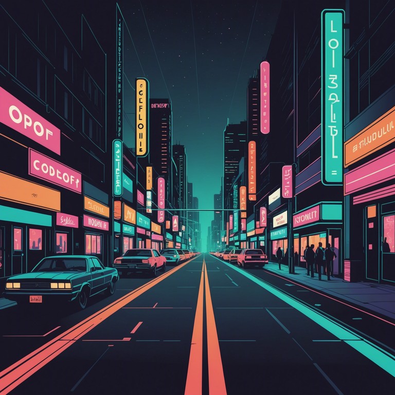 This track features a vibrant blend of robust beats and mellow rhythmic transitions, encapsulating the essence of a thrilling night in a bustling city. The music starts with a catchy drum intro and seamlessly incorporates synth elements, maintaining an energetic pulse that's ideal for lively city life.