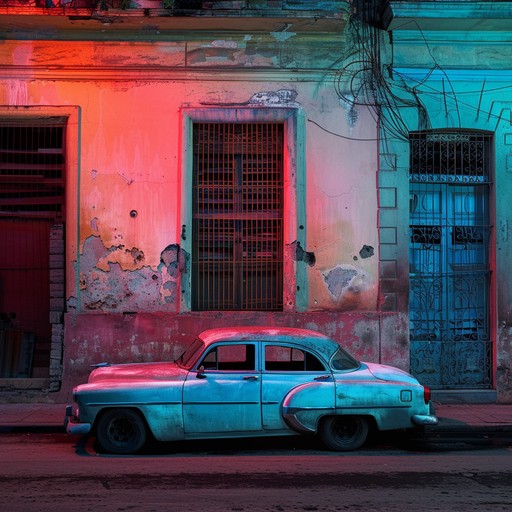 The track evokes the lively atmosphere of a 1950s cuban dance hall, complete with fast-paced rhythms and thrilling brass sections, guiding the listener through a night of uninhibited dance and vibrant cultural expression