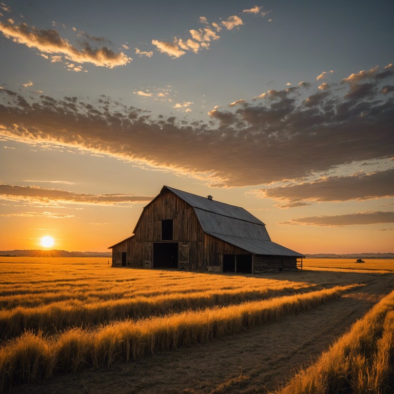 Imagine a soundscape where the rustic charm of old western tunes fusion with modern vibrant beats, creating an energetic yet nostalgic auditory journey. The use of banjo not only honors the traditional western music but infuses a lively, toe tapping rhythm that feels both familiar and freshly exhilarating.