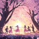a lively tune capturing joy of springtime in anime