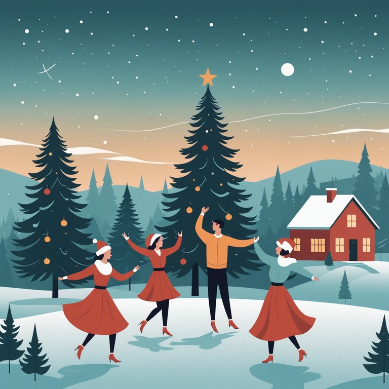 A vibrant and bouncy polka song that captures the spirit of winter festivities, ideal for gatherings and joyful dances.