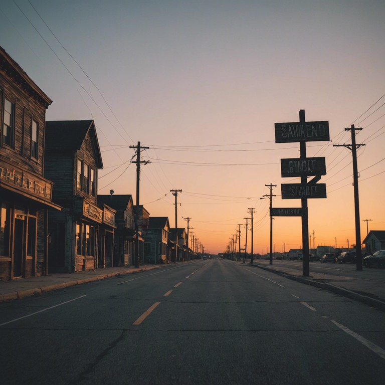 This instrumental track captures the haunting yet edgy spirit of a deserted americana landscape, where twanging guitars meet the distant howl of the wind in a town forgotten by time. The song evokes a sense of eerie solitude and yearning for a past that can never be reclaimed.