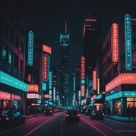 vibrant city life captured in melodious synths