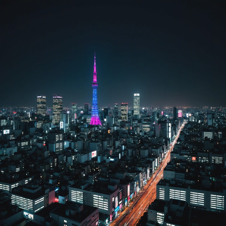 An exhilarating instrumental that mashes distinctively crunchy hip hop beats with moody, synth driven melodies reflecting a high adrenaline nighttime escapade through tokyo's vibrant urban landscape. This track is perfect for embodying the pulse of the city's endless energy.