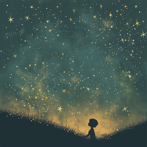 A gentle, whimsical lullaby featuring soothing melodies and innocent tunes, this instrumental track brings to life the nostalgia and yearning of childhood dreams. Perfect for bedtime, it wraps listeners in a warm blanket of sound, evoking memories of starry nights and distant adventures.