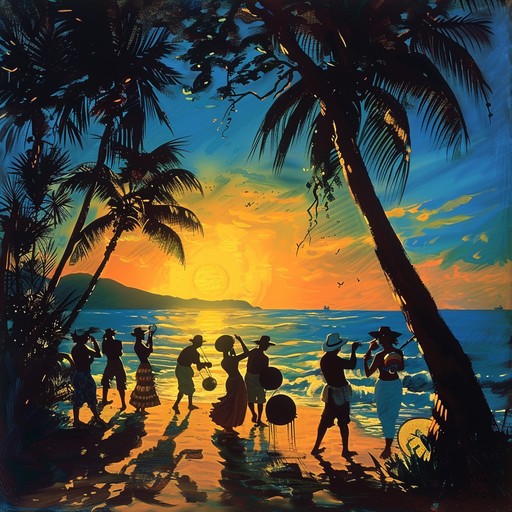 A dynamic and hot salsa track that captures the essence of a tropical latin fiesta. Featuring driving beats from congas and timbales, complemented by lively piano melodies, it creates a festive and unforgettable atmosphere perfect for dancing all night long.