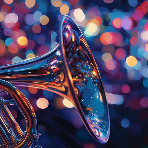 This track replicates the thrill and excitement of a carnival night, where every beat of the brass encapsulates the vibrancy and dynamic movement of people dancing and celebrating. It's a musical embodiment of a lively festival scene, where every note builds up the festive fervor.