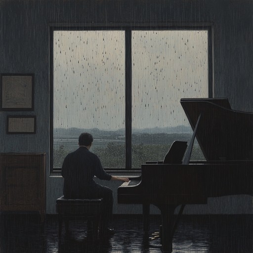 A deep and introspective piece that conjures distant memories and lost moments through powerful, solitary piano keys conveying a sense of nostalgia, solitude, and a dash of hope. The melody progresses like a gentle stream, reflective and poignant, embodying the beauty of melancholy and the aching joy of remembering. As the music unfolds, each note resonates with the stories of days gone by, wrapping the listener in a soft, sorrowful embrace that lingers in the heart long after the song ends.