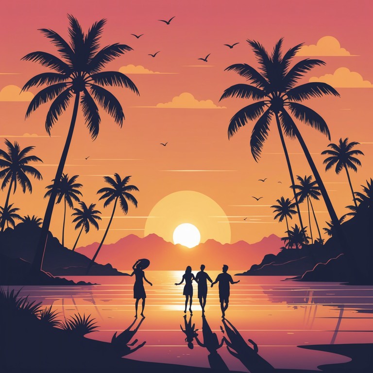 This track fuses upbeat disco rhythms with the enigmatic vibes of distant shores, creating a danceable yet immersive soundscape. Traditional instruments and funky bass lines lead you on a sonic journey to a vibrant beach party under the setting sun.