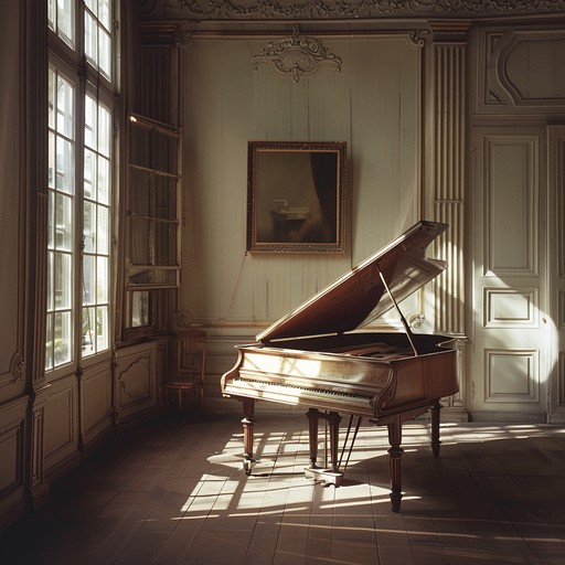 An evocative instrumental piece that marries the intricate details of baroque styling with modern recording techniques. The harpsichord and strings weave together, creating a tapestry of sound that feels both timeless and deeply nostalgic.