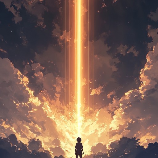 Immerse yourself in an epic instrumental piece that embodies the grandeur of anime worlds, with powerful orchestral melodies that soar like the skies. This majestic composition weaves together lush strings, bold brass, and rhythmic percussion to take listeners on a heroic journey filled with adventure and emotion.