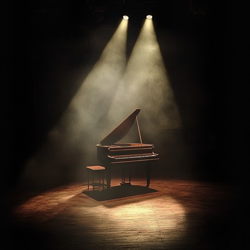 Immerse yourself in a world of shadows and whispers, where a haunting piano leads you through the depths of a smoky cabaret. The dark and mysterious atmosphere is enhanced by the dynamically shifting tones, creating an eerie yet alluring experience.