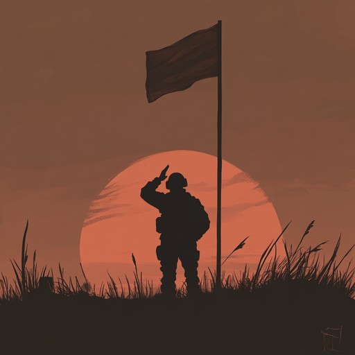 A powerful and suspenseful instrumental piece that weaves together patriotic themes with an undertone of tension, evoking the unseen struggles and silent sacrifices made in the name of freedom. The music builds gradually, combining traditional patriotic motifs with suspenseful arrangements, leading to a climactic resolution that inspires both pride and reflection.