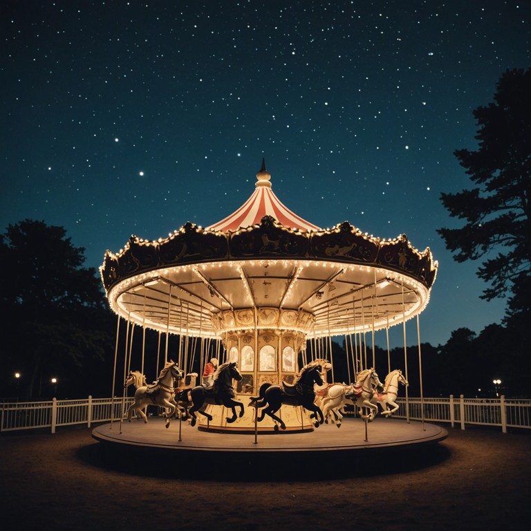 This alternate version switches focus to a dreamy carousel under the night sky, carried by the same melodic structure but with a slightly slower pace and softer tones, inspiring tranquility and sleepiness in its young listeners.