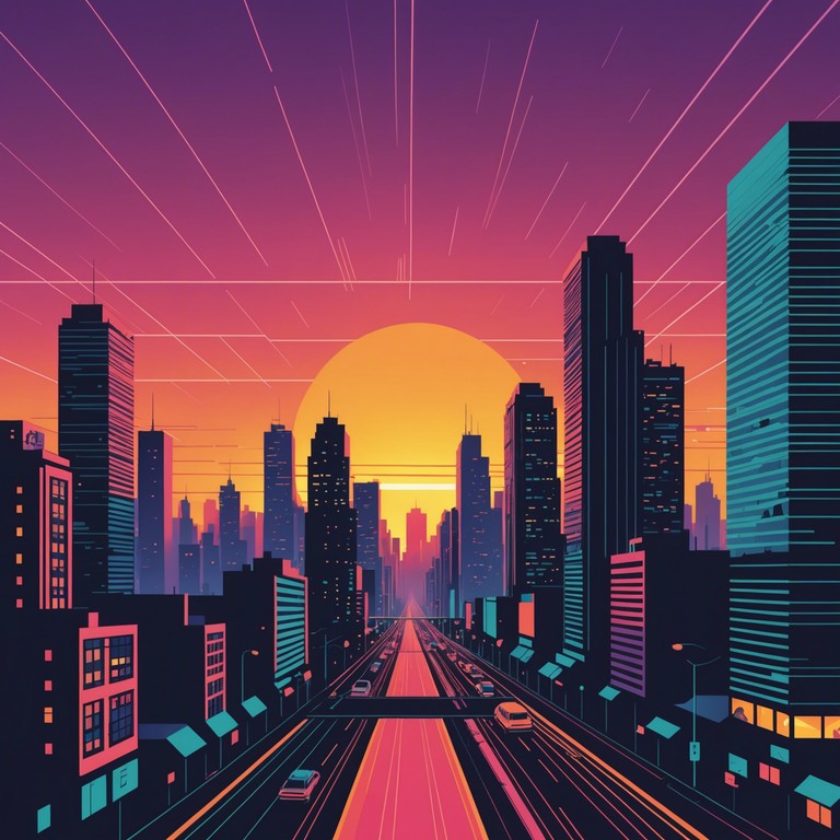 This track blends the deep, emotional tones of melancholy melodies with the energetic beats of disco funk. The piece primarily features a smooth bass guitar that rides through a landscape of soft electronic pads and subtle rhythmic percussions, delivering a feeling of walking through a reflective yet vibrant cityscape at night.