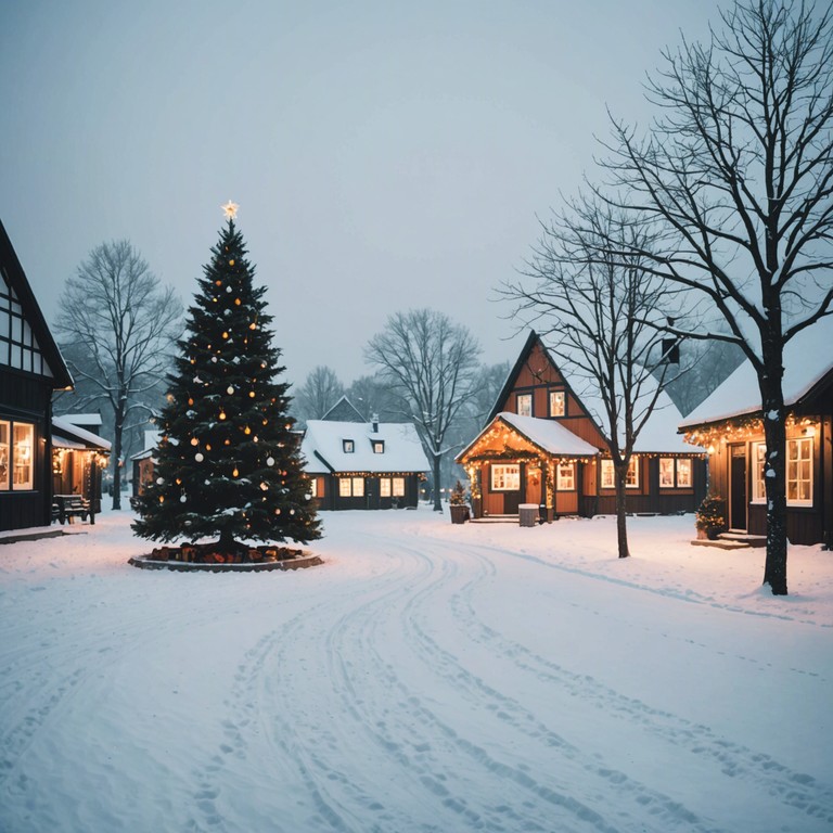 This composition captures the essence of winter holidays with its light, joyful melody played on bells. The track is perfect for setting a festive atmosphere, bringing to life scenes of snow covered landscapes and family gatherings. The melody is simple yet memorable, intertwined with the sounds of laughter and soft snowfalls, creating a warming and inviting holiday spirit.