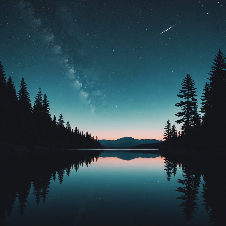 Imagine a serene, starlit night where ethereal soundscapes gently lull the spirit into a state of peaceful contemplation. This melody weaves together soothing tones with delicate reverberations that echo the serene whispers of the night, creating a dreamy atmosphere that opens the heart to tranquility and relaxation.