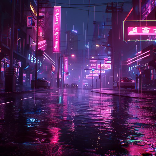 Embark on a synth driven quest through a digitally enhanced world, blending futuristic beats with nostalgic 80s melodies. Perfect for evoking cyberpunk aesthetics and exhilarating nostalgia.