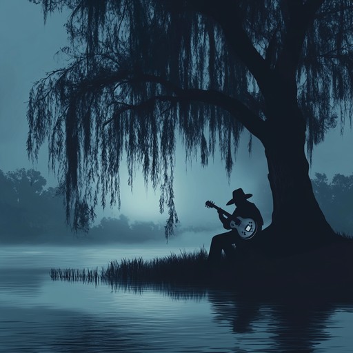 Immerse yourself in the haunting melodies of misty bayou blues, a journey through the steamy, shadowy swamps of the deep south. With the melancholic twang of a dobro resonator guitar, this piece captures the essence of a misty evening by the bayou, filled with soulful longing and bittersweet memories. The slow burning blues riffs and deep, resonant tones create a raw, emotional experience that transports the listener to a place where the air is thick with history and heartache.